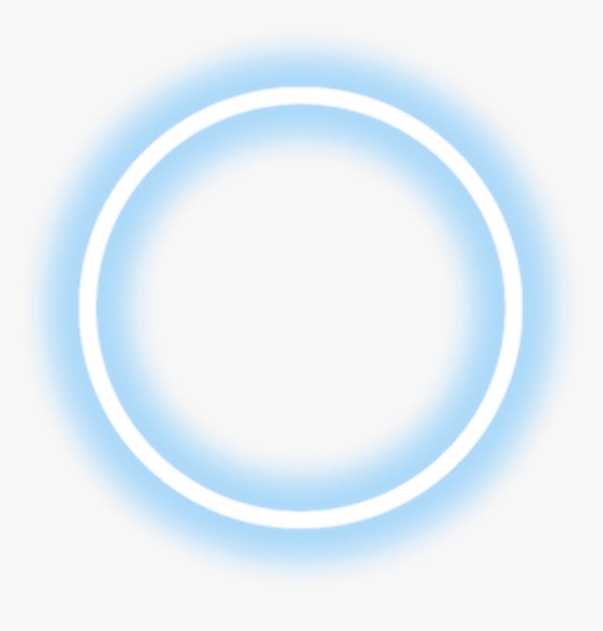 Neon Transparent Circle - Neon Blue Circle Png