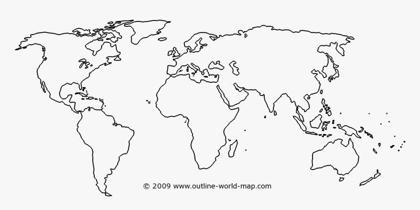 Printable World Map Outline Pdf 