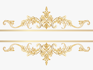 Golden England Classic British Border Icon Clipart - Gold Vector Border Png