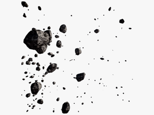 #rocks #flyingrocks #spacerocks - Transparent Rock Explosion Png