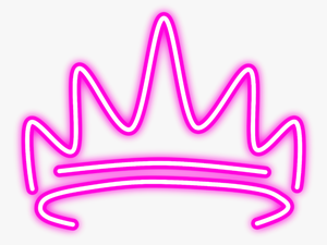 #neon #light #crown - Transparent Neon Crown Png