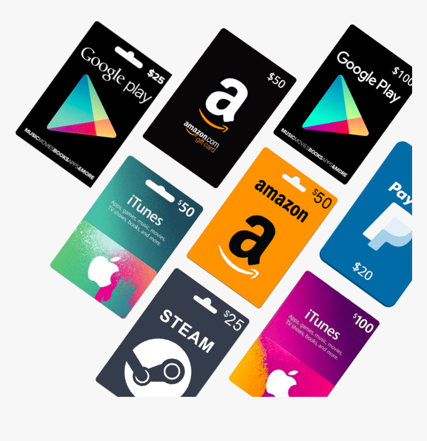 Transparent Itunes Gift Card Png - We Buy Itunes Amazon And Google Play Gift Cards