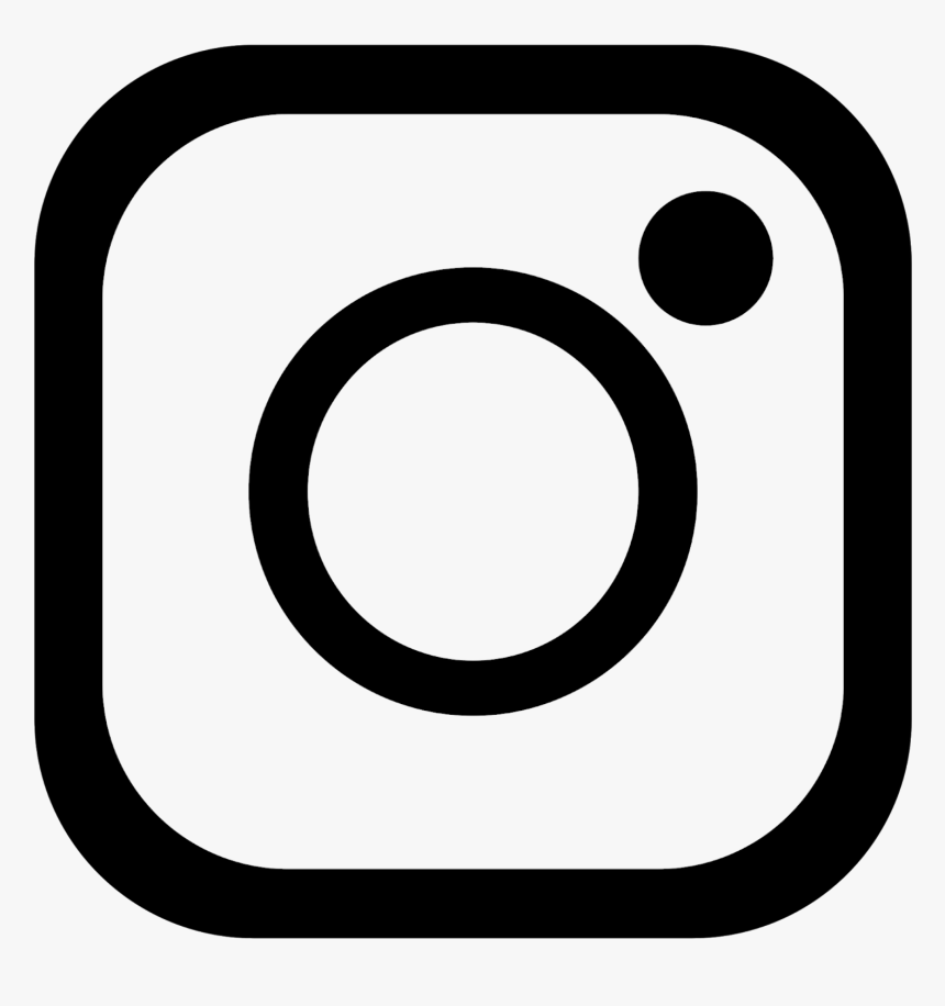 Instagram Logo Black Borders Png Transparent Background - Instagram Logo Transparent Background