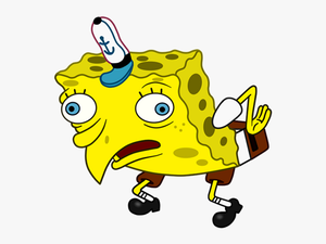 Mocking Spongebob Png - Spongebob Meme Transparent Background