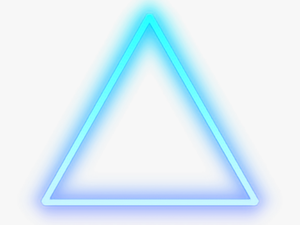#triangle #neon #bright #abstract #blue #purple - Triangle Png