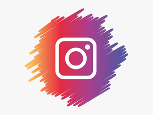 Instagram Logo Png Paint Brush Colour - Logo Instagram Png 2019
