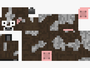 Cow Minecraft Skin Layout Png Jerusalem House - Mob Skin In Minecraft