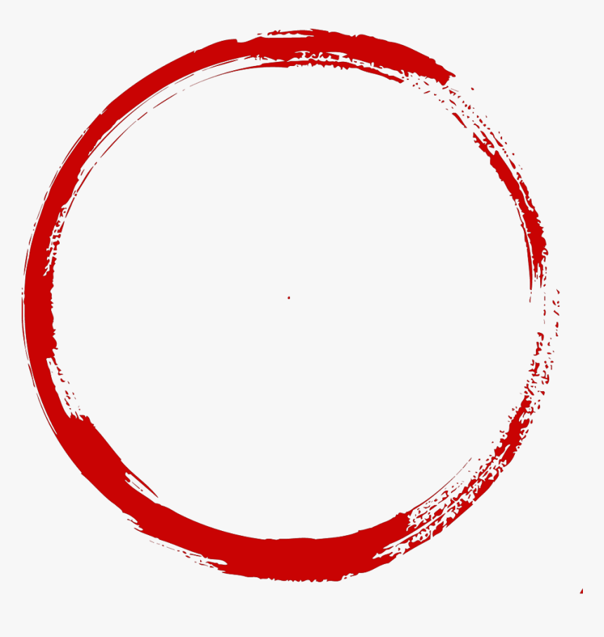 Inkstick Paper Image Ink Brush - Red Circle Brush Png
