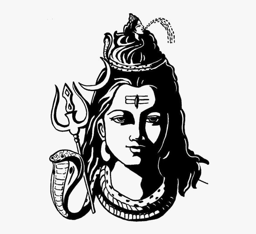 Shiva Png Images - Lord Shiva Black And White