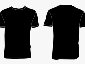 Black Shirt Template Png Clipart 