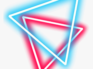 #triangle #neon - Neon Double Triangle
