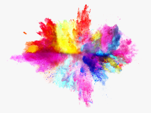 Clip Art Color Splashes - Color Splash Transparent Background