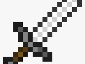 Minecraft Iron Sword Png - Minecraft Iron Sword Transparent