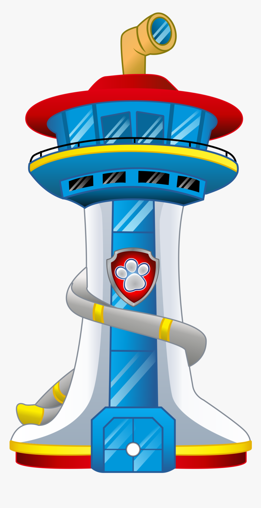 Paw Patrol Condiment Labels - Paw Patrol Tower Clipart