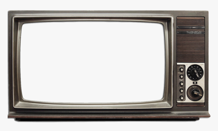 Old Tv Frame Png - Tv Png
