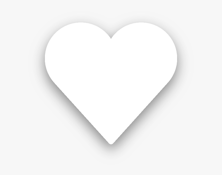 White Heart Vector Png