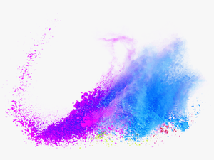 Watercolor Colorful Colorsplash Smokey Starlight Holi - Paint Holi Background Color Splash Png