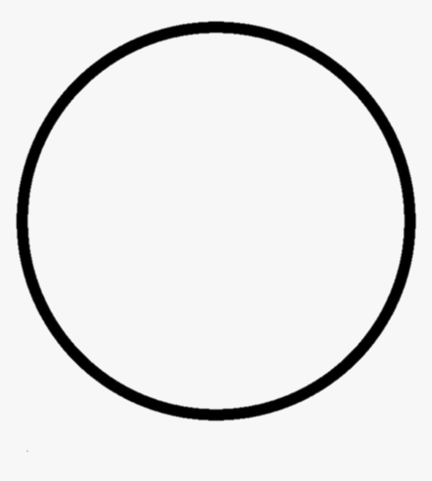 #picsart - Black Lined Circle