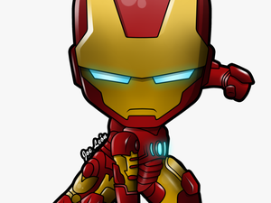 Cartoon Iron Man Png - Iron Man Chibi Png