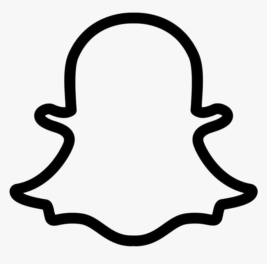 Snapchat Logo Png - White Snapchat Logo Transparent