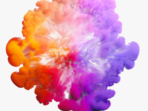 Colorful Smoke Transparent Background - Color Transparent Smoke Png