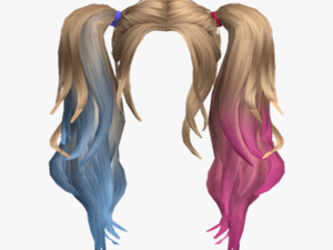 #hdr #wig #pigtails #blue #pink #suicidesquad #harleyquinn - Harley Quinn Hair Roblox