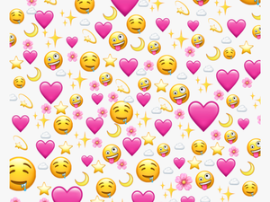 #sticker #blur #edit #emojis #ovelay #follow #like - Iphone Emoji Heart Background