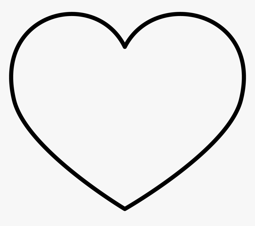 Heart Outline Png Clear Background Download The Icon - Outline Of Heart Jpg