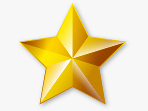 Golden Stars Png Download - Transparent Background Star Png