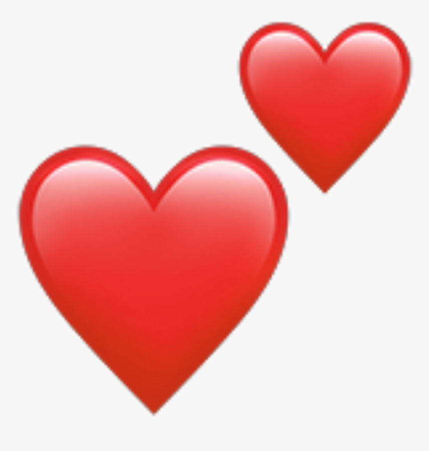 Red Heart Emoji Png - Apple Hear