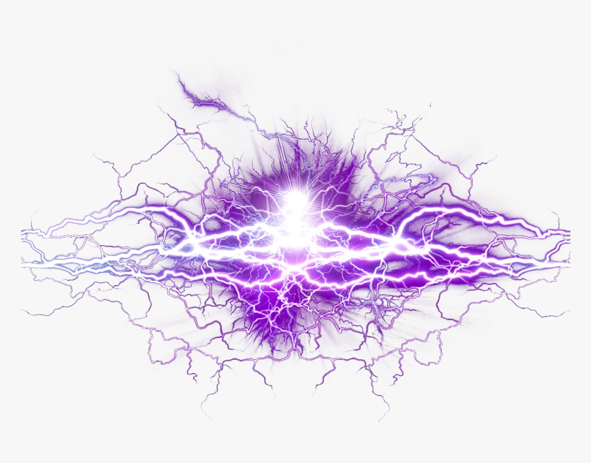 Purple Lightning Png - Transpare