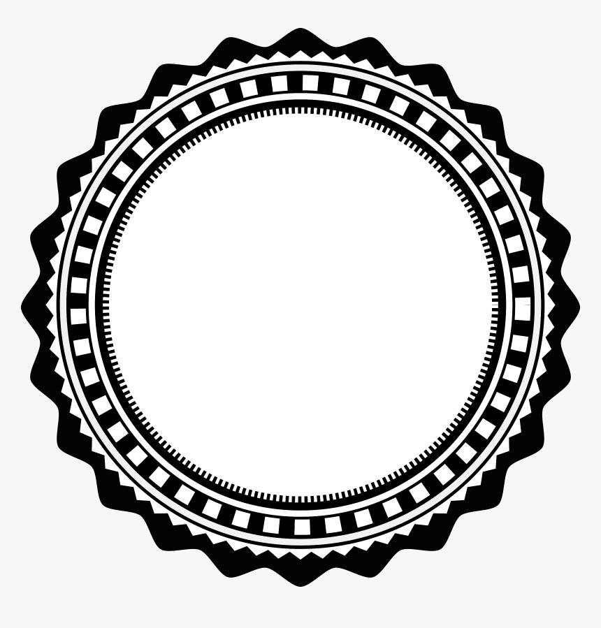 Fancy Badge - Transparent Circle