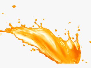 Orange Juice Splash - Juice Fruits Png