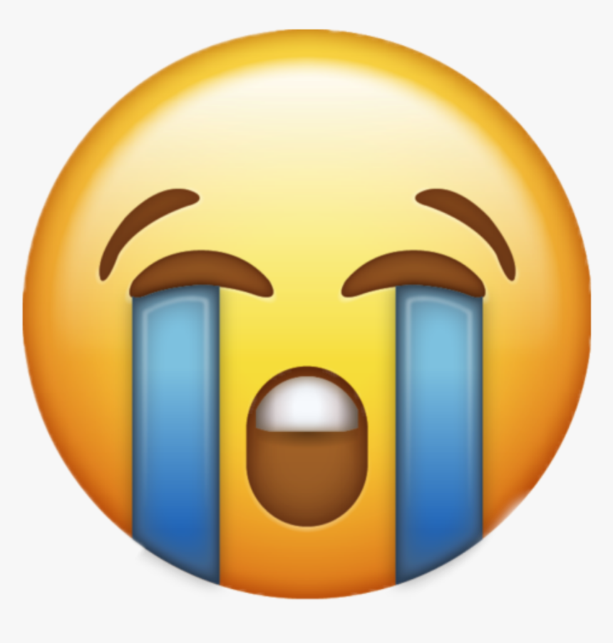 Loudly Crying Emoji Png - Iphone