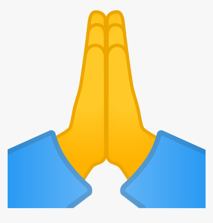 Folded Hands Icon - Praying Hands Emoji Png