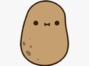 #kawaii #potatokawaii #potato #cute - Cute Potato Transparent Background
