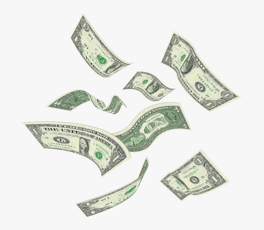 Money -flying Dollars Png Free D