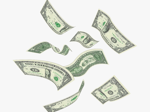 Money -flying Dollars Png Free Download - Dollar Png