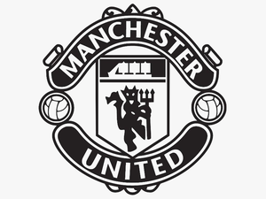 Man United Logo Png - Manchester United Logo Black And White