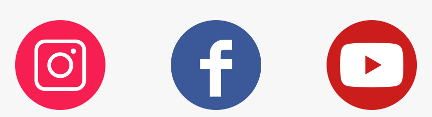 Social Media Logos Instagram Facebook Youtube Icons - Cross
