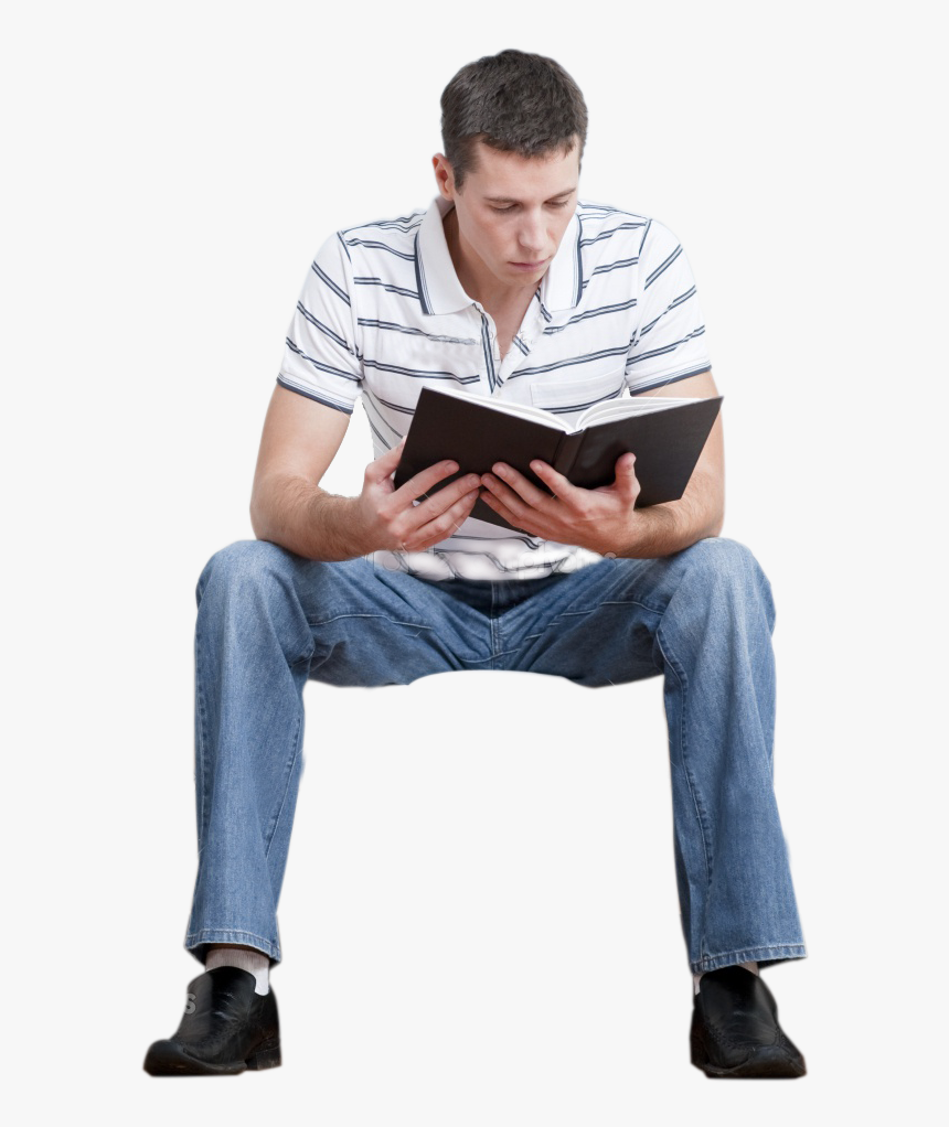Transparent People Reading Png -