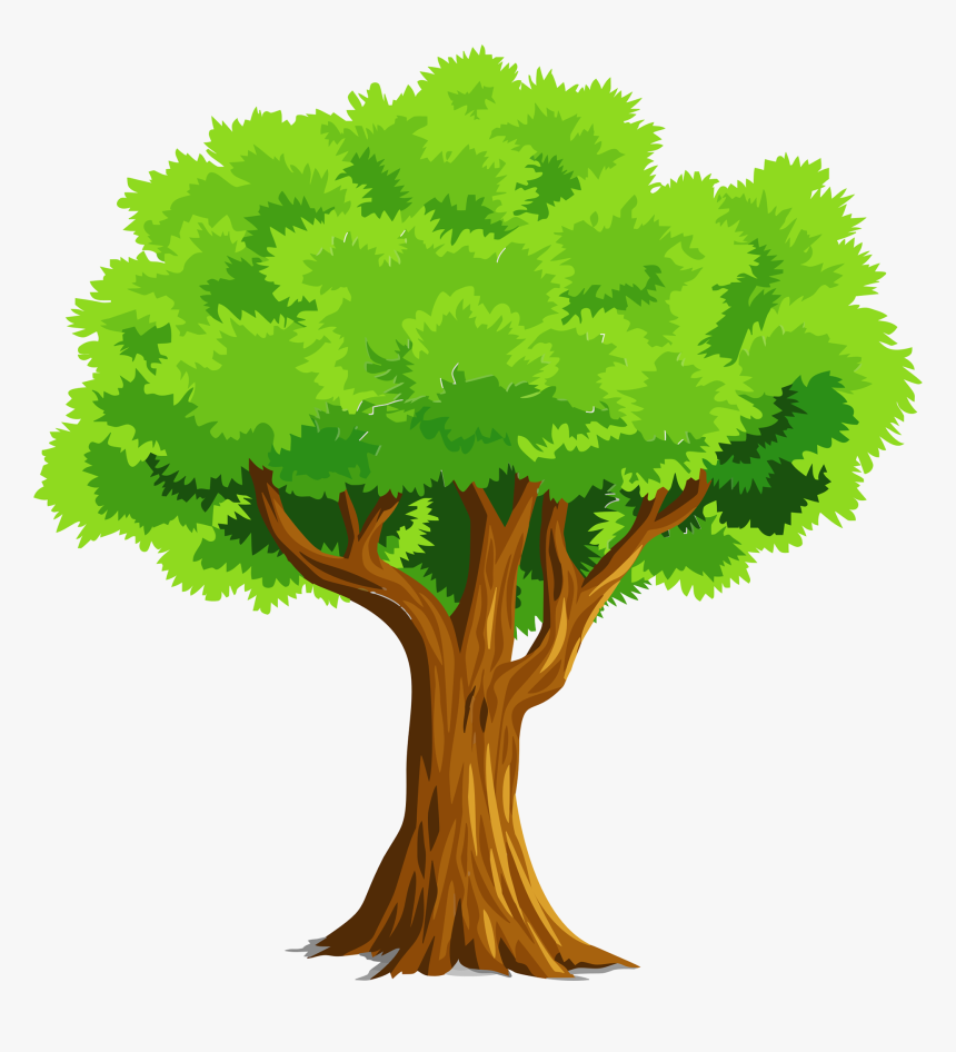 Colorful Natural Tree “free” Png File Clipart - Tree Clipart