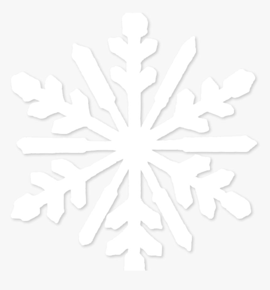 Snowflake Png Elephant Clipart - Transparent White Snowflake Png
