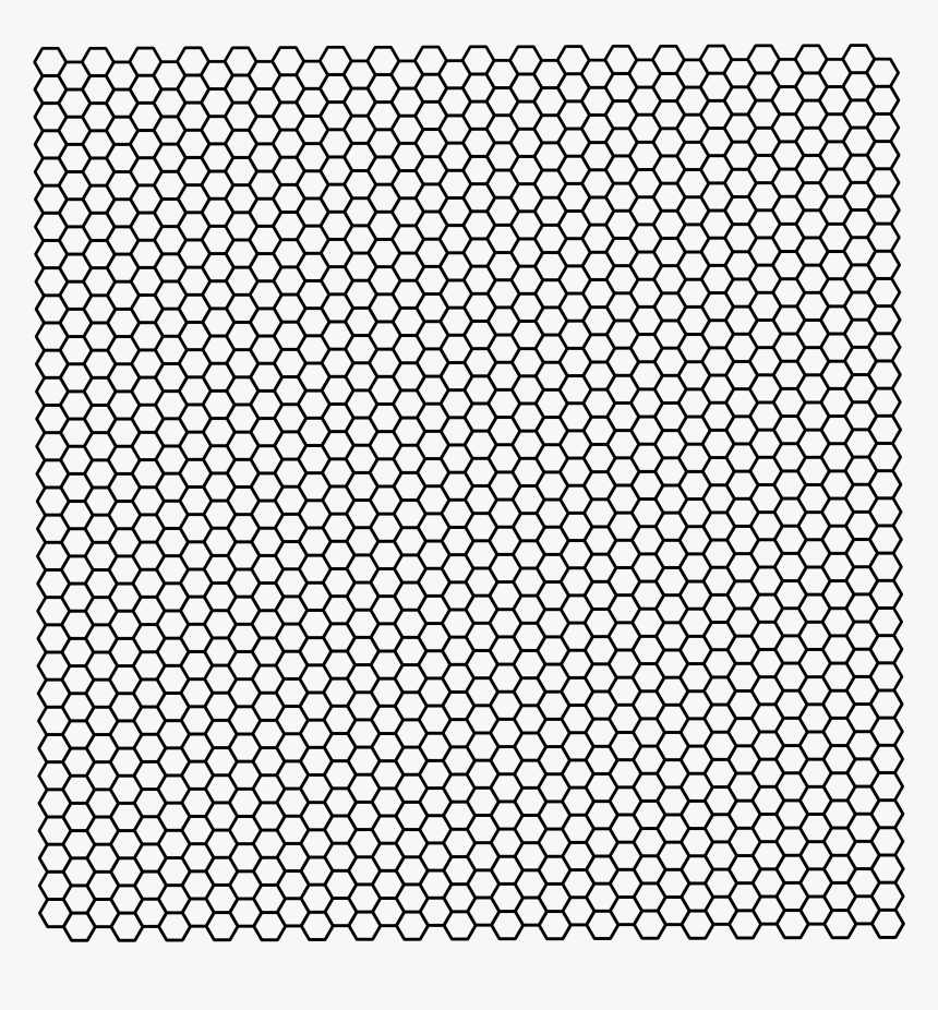 Clip Art X Grey Honeycomb - Blac