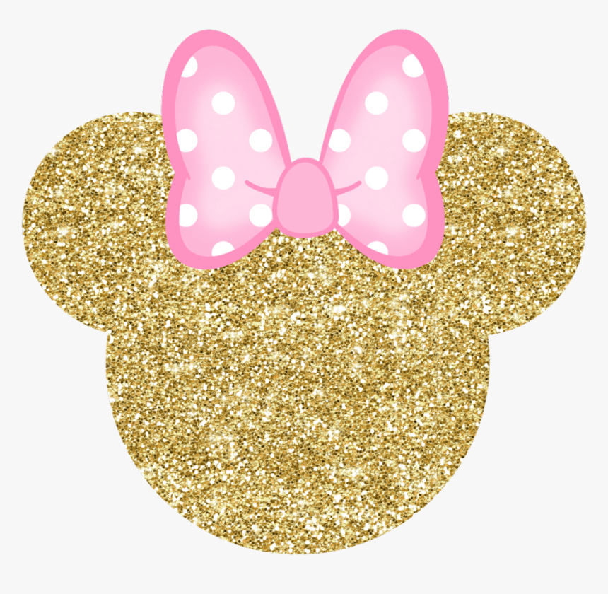 Transparent Minnie Mouse Png Images - Pink And Gold Minnie Mouse Clipart