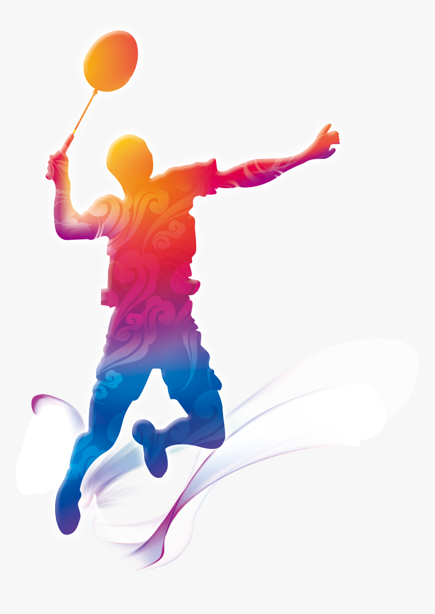 Motion Players Badminton Creative Graphics Free Hd - Transparent Background Badminton Logo