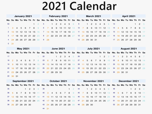 Calendar 2021 Png Image Background - 2020 Calendar South Africa With Public Holidays