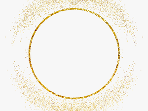 #circle #round #gold #frame #glitter #geometric #border - Circle