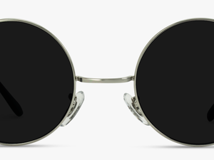 Retro Round Metal Hippie Sunglasses - Sunglasses
