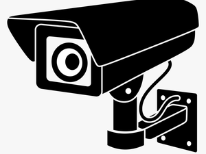 Transparent Tv Camera Png - Cctv Camera Clipart Png